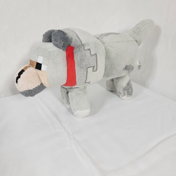 Mojang Mattel Steve and Wolf Minecraft Survival Plush Video Game Plush - Picture 8 of 11